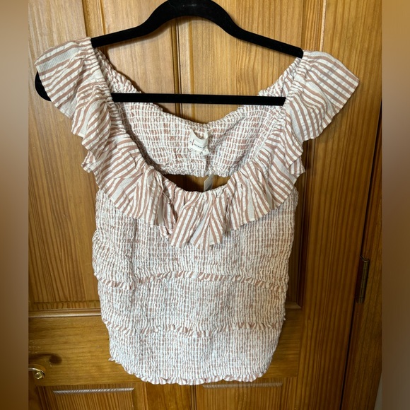 Anthropologie Seersucker Tank - Picture 1 of 4